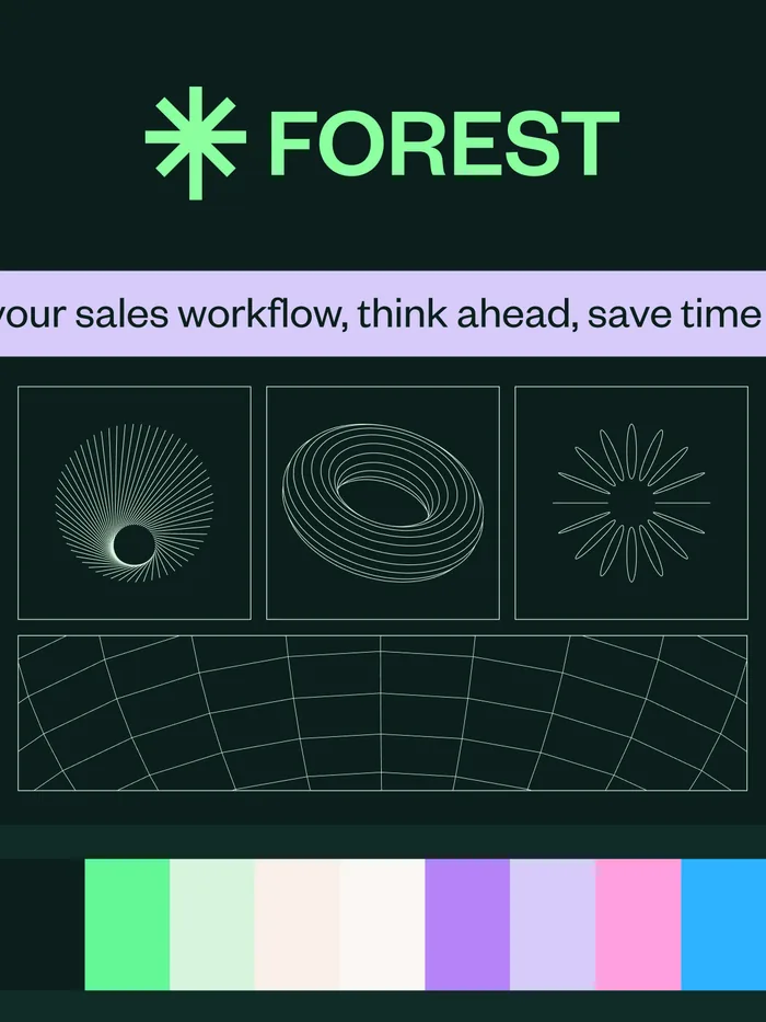 Forest brand identity built by Morley