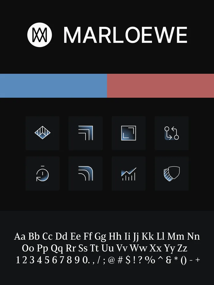 Marloewe brand identity built by Morley