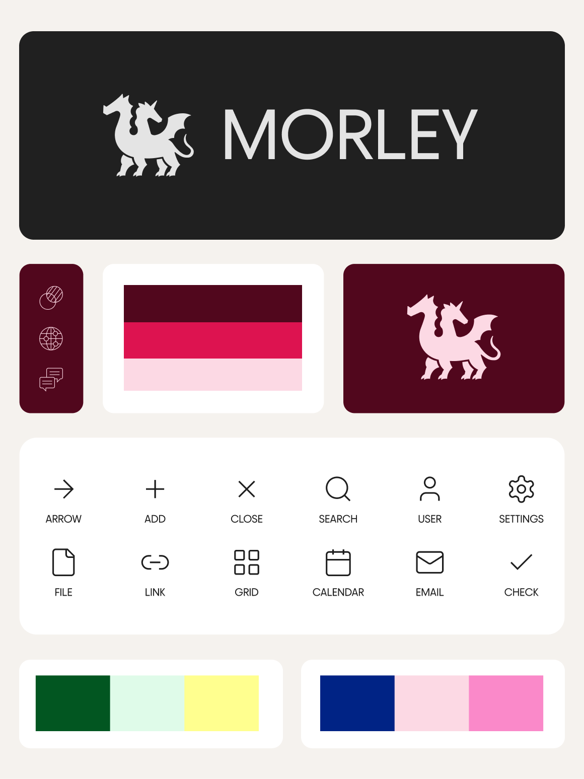 Morley brand identity — look and feel