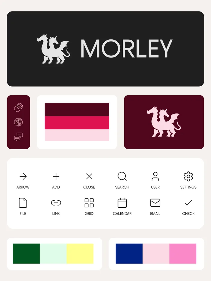 Morley brand identity — look and feel